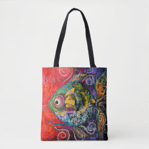 All-Over-Print Tote, Shoulder Tote
