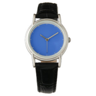All-Over Solid Colour Blue with Marked Increments Watch