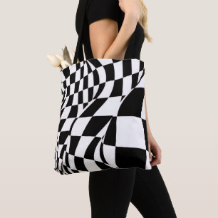 All-Over Tote - Modified Checkered Flag