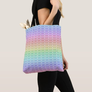 All-Over Tote - Rainbow Stitching Bag