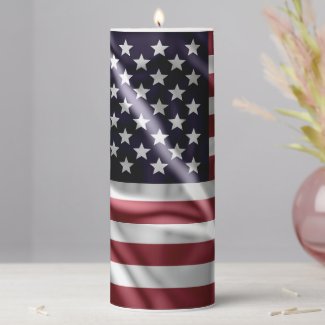 All Over USA Flag Red White Stripes Starry Blue