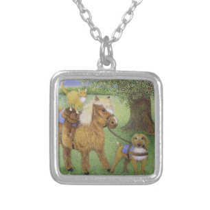 All Part of the Fun Silver Plated Necklace