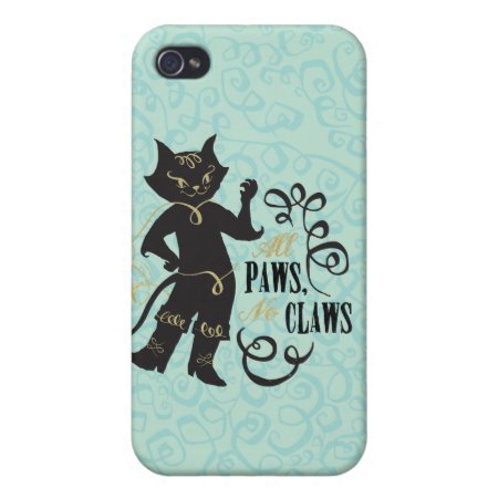 All Paws No Claws Iphone 4/4s Cover