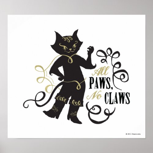 All Paws No Claws Poster