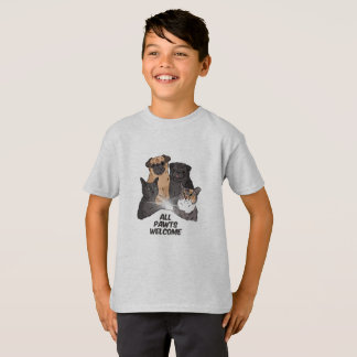 All Pawts Welcome Kids' Basic T-Shirt