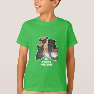 All Pawts Welcome Kids' Basic T-Shirt