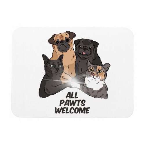 All Pawts Welcome Magnet