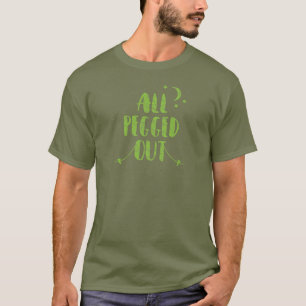 All Pegged Out Love Camping Sleeping Outdoors T-Shirt