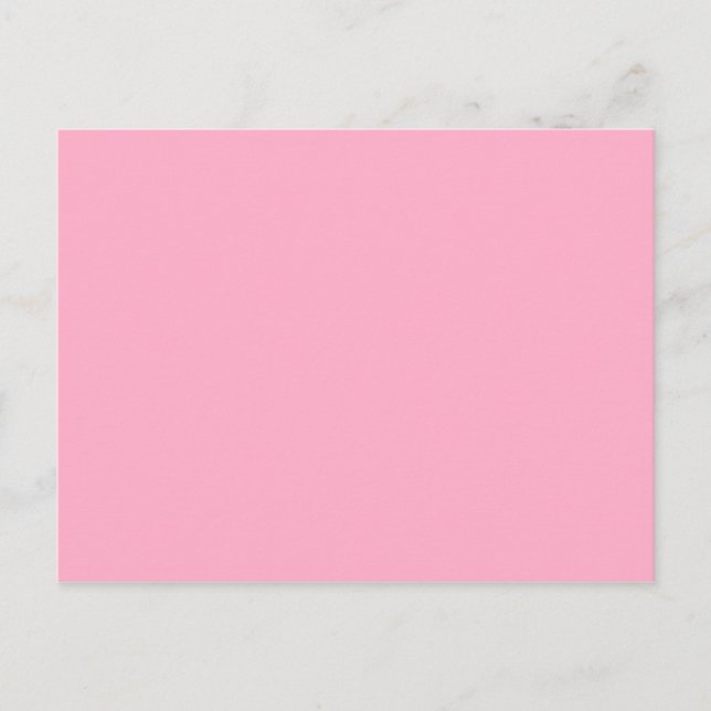 All Pink Nothing But Color Pink Postcard (Front)