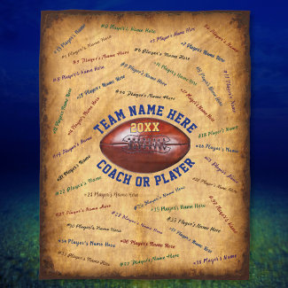 All Players, Personalized Football Coach Gifts