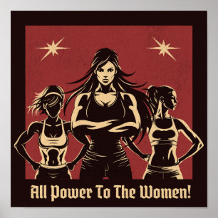 All Power To The Women Poster