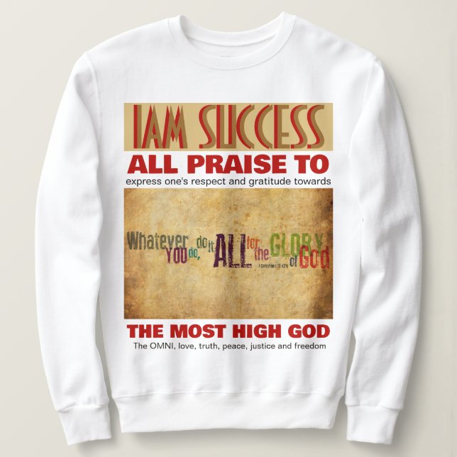 ALL PRAISE SWEATSHIRT (Design Front)
