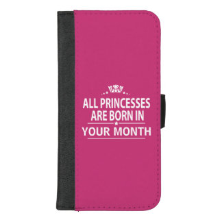 All princesses born in iPhone 8/7 plus wallet case
