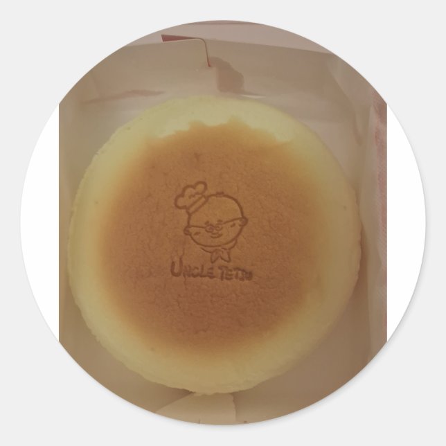 All product  classic round sticker (Front)