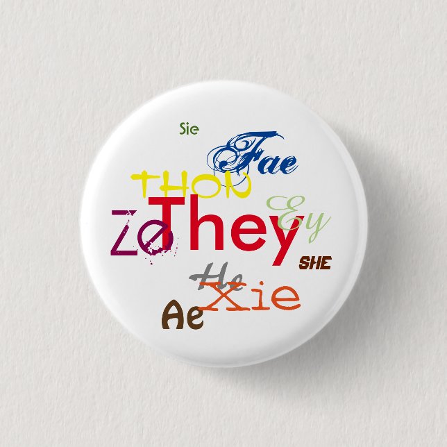 All Pronouns All Over Button (Front)