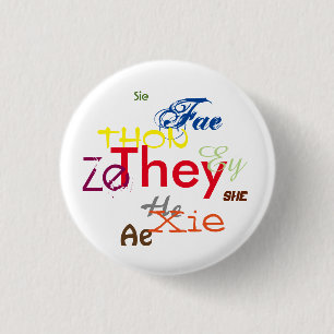 All Pronouns All Over Button