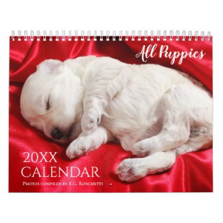 All Puppies 2023 Wall Calendar