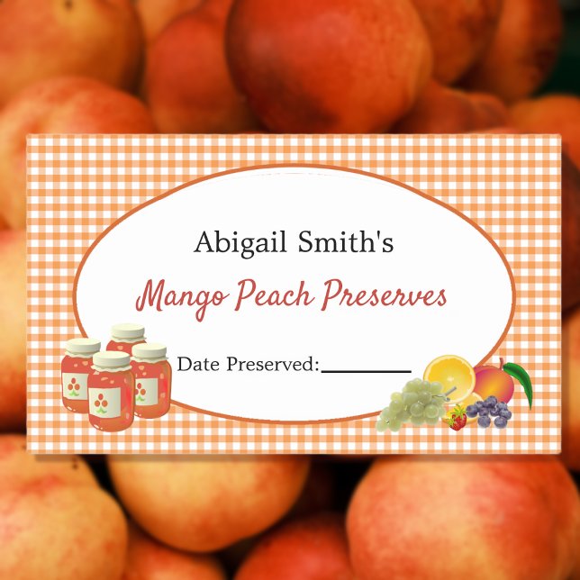 All Purpose Canning Jar Fruit Sticker (Creator Uploaded)