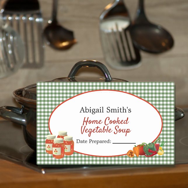 All Purpose Canning Jar Vegetables Sticker (Creator Uploaded)