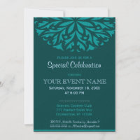 All Purpose | Green Ornamental Invitation