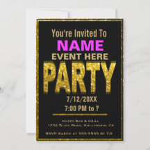 All Purpose | Invitation | Gold Glam