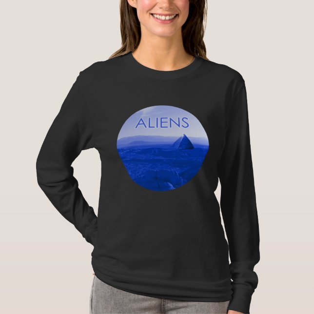 All Pyramids Are Alien Pyramids T-Shirt (Front)