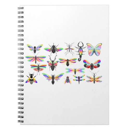 All Rainbow Bugs Notebook