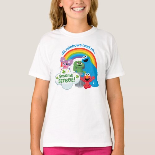 All Rainbows Lead to Sesame Street T_Shirt