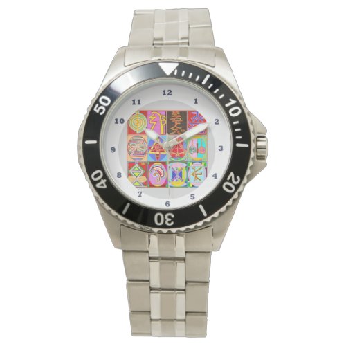 ALL Reiki Karuna Symbols    Multiple Strap Choice Watch