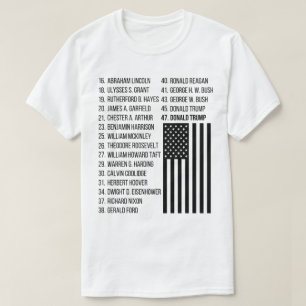 All Republican Presidents in America T-Shirt