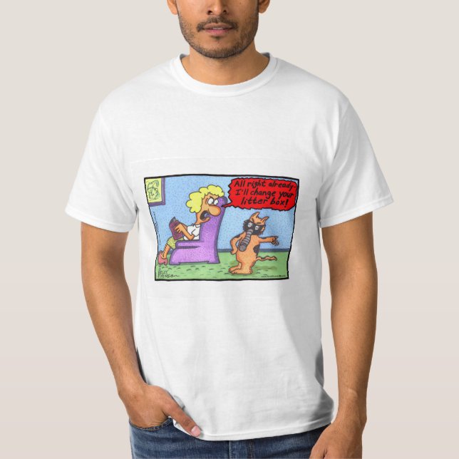 All right already! FUNNY Bow Wows & Meows cartoon! T-Shirt (Front)