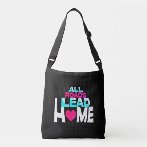 All Roads Lead Home Color Washed Mix Edition Crossbody Bag