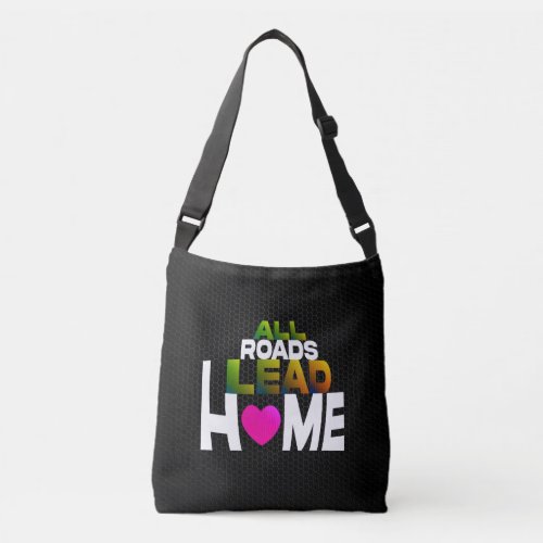 All Roads Lead Home Retro Cali Mix Edition Crossbody Bag