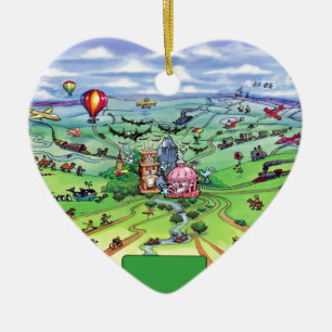 All Roads Lead to Austin Texas Ceramic Ornament