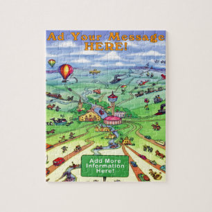 All Roads Lead to San Antonio Texas Jigsaw Puzzle