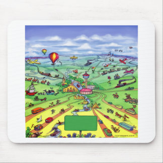 All Roads Lead to San Antonio Texas Mouse Pad