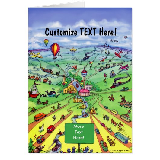 All Roads Lead to Texas Cards (Front)
