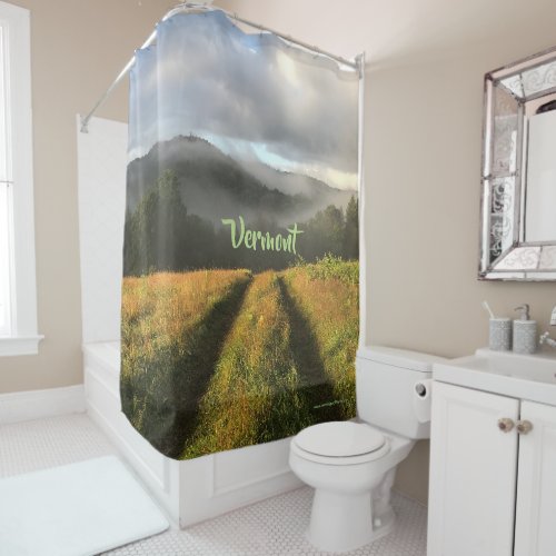 All Roads Lead to Vermont Shower Curtain