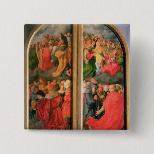 All Saints Day altarpiece Button