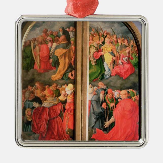 All Saints Day altarpiece Metal Ornament (Front)