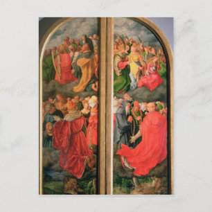 All Saints Day altarpiece Postcard