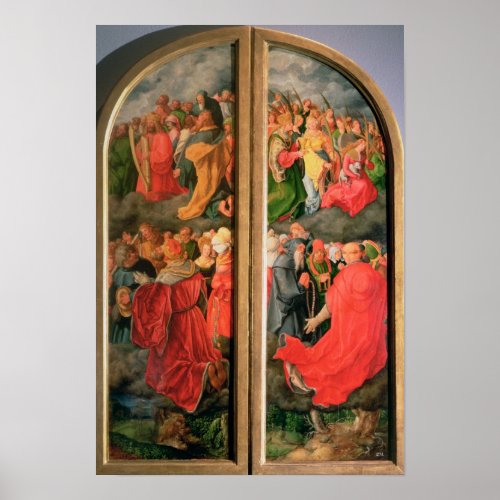 All Saints Day altarpiece Poster