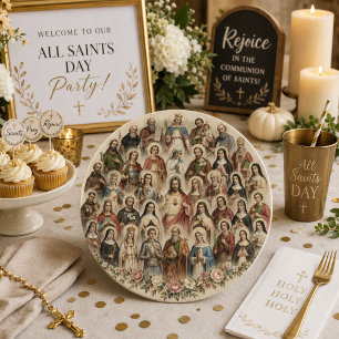 All Saints Day Catholic Party Paper Bowls