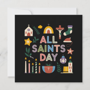 All Saints Day Celebrate the Meaningful Day Invitation