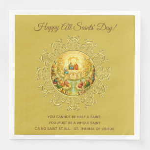 ALL SAINTS DAY FEAST DAY PARTY CELEBRATION PAPER DINNER NAPKINS