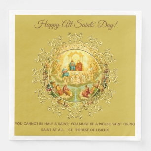 ALL SAINTS DAY FEAST DAY PARTY CELEBRATION PAPER DINNER NAPKINS
