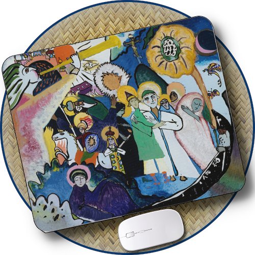 All Saints Day I _ 1911 by Wassily Kandinsky _ Mouse Pad