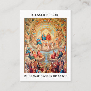ALL SAINTS DAY PRAYER CELEBRATION HOLY CARDS
