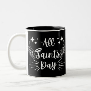 All Saints Day Two-Tone Coffee Mug