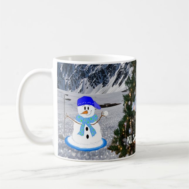 All Season Golfer Coffee Mug (Left)